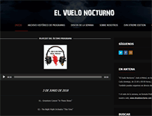 Tablet Screenshot of elvuelonocturno.com